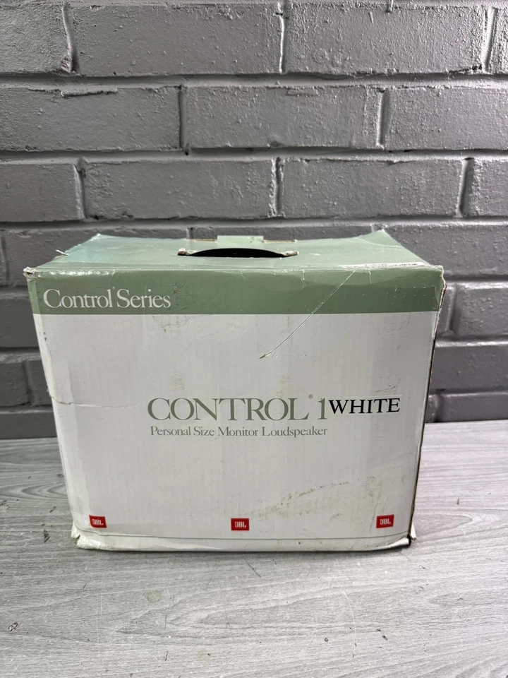JBL Control 1 Coppia di altoparlanti monitor da studio passivi bianchi - Nuovi imballati - Immagine 2 di 4