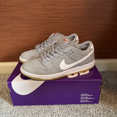 Size 8.5M/10W - Nike SB Dunk Low Pro ISO Orange Label Wolf Grey Gum Sz 8.5M DV54