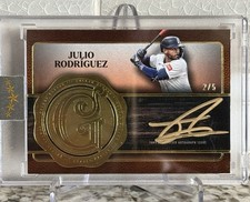2025 Topps Five Star Julio Rodriguez Golden Graphs Auto 2/5 Seattle Mariners