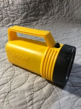 EVEREADY Flashlight Rugged Yellow Case only Lantern Heavy Duty Floating 6V