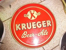 Vintage Krueger 12 Inch Beer Ale Tray Newark NJ Clean Many Trays Listed!