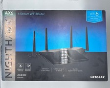 NETGEAR Nighthawk AX6 6-Stream AX4300 WiFi 6 Router Black RAX45