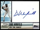 2006 Topps #TA-DW Dave Winfield Autographs #/100