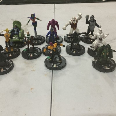 Hero Clix Dc Characters Lot Of 13