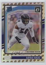 2024 Donruss Optic Rated Rookie Football Emoji Prizm 12/16 Adisa Isaac #202 2oh