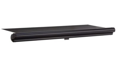 Slide Out Awning 114in Black Vinyl Automatic Retractable Side Room Cover System