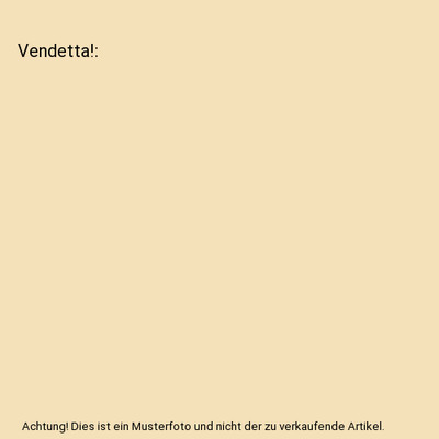 Vendetta!, Marie Corelli [Minnie Mary MacKay]
