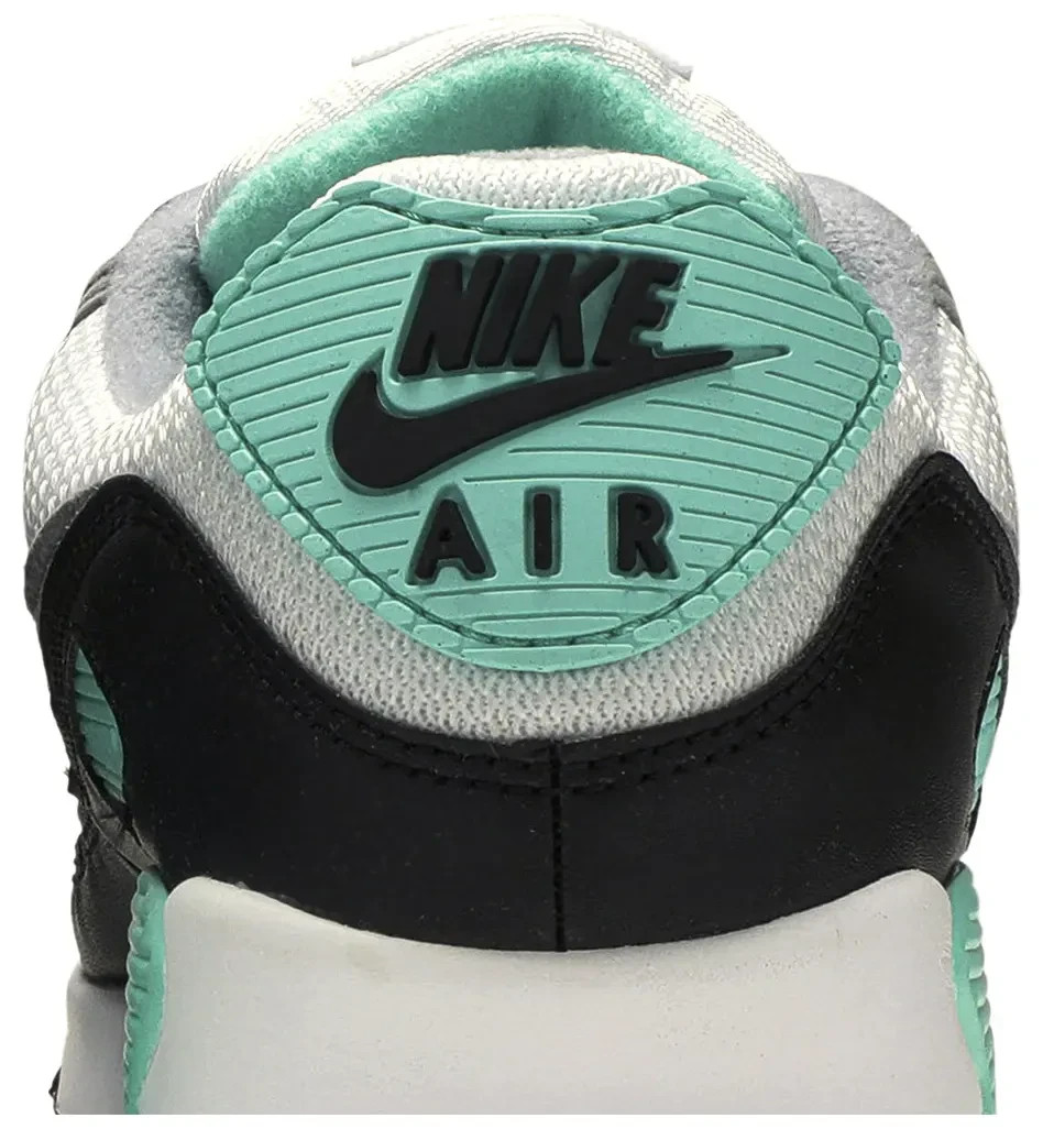 Mens Nike Air Max 90 White/particle Grey Hyper Turq Nike Air Max 90 White/Particle Grey-Hyper Turquoise-Blanc  main image 2