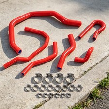 Red Radiator Hose Kit Fit For Honda Civic 1.6l Sohc D15 D16 Eg Ek 1992-2000 6pcs