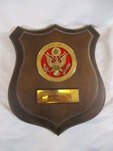 U.S. Army - Wood Plaque for Crossed Sabers