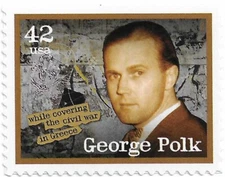 STAMP US SCOTT 4250 "American Journalists - George Polk'" 42 CENT 2008 MNH