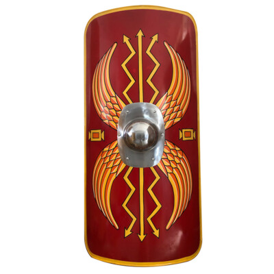Medieval Warrior Functional Medieval Roman Armour Legion Scutum Shield 18G Steel