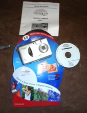 VistaQuest VQ815 8.0MP 1.5" Digital Camera Silver IL/RT6-13874-VQ815