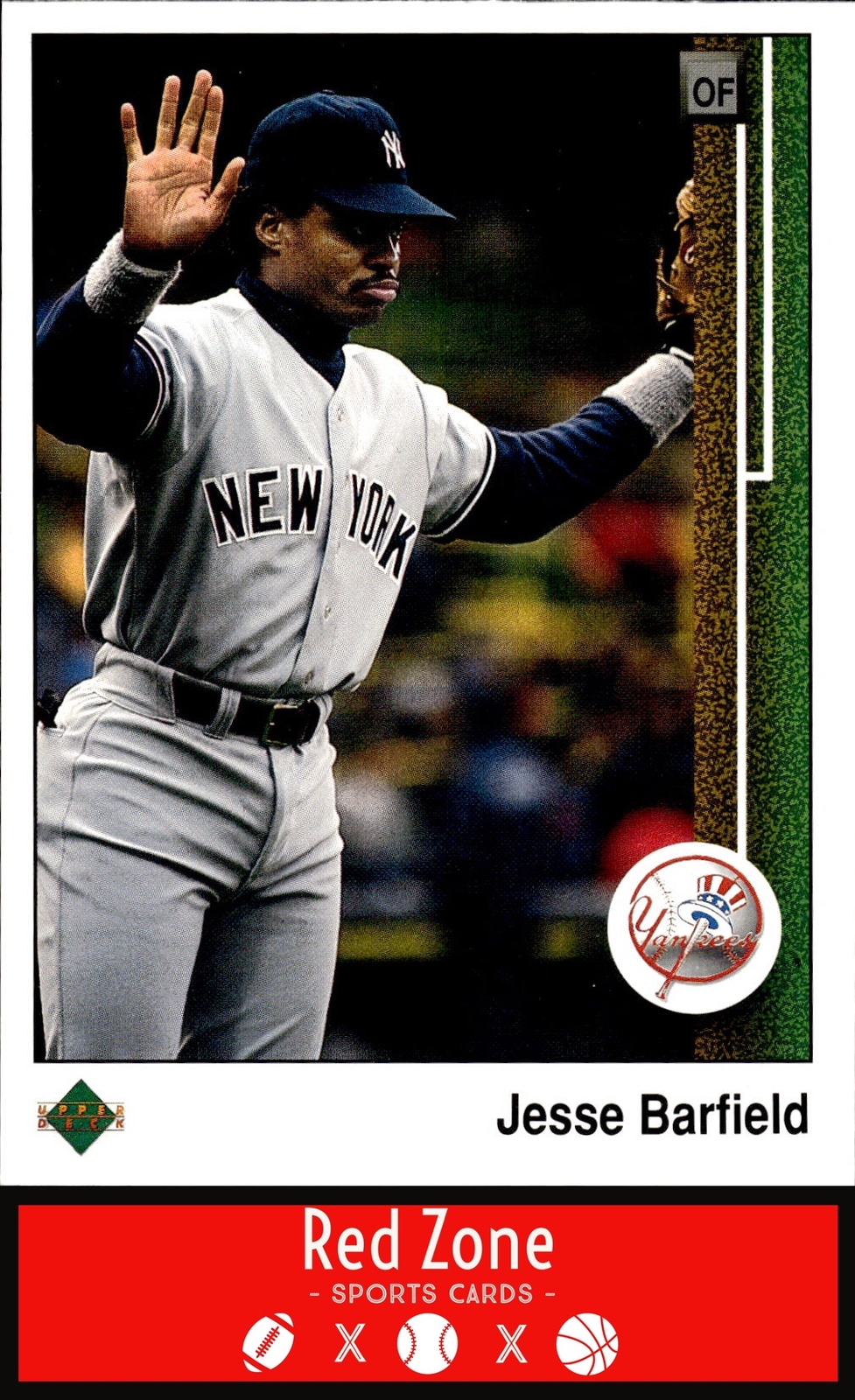 1989 Upper Deck - #702 Jesse Barfield NM Set Break.