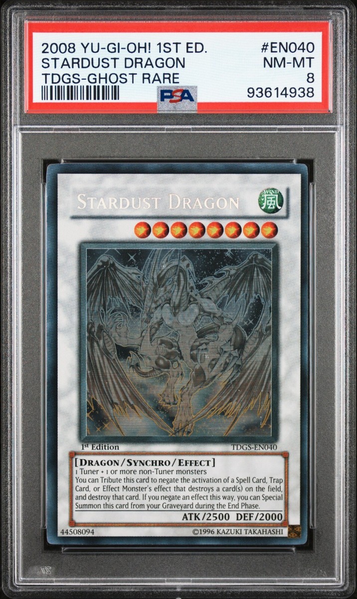 遊戯王 - PSA 9 STARDUST DRAGON CR 1st　遊戯王　北米英語版 Stardust Dragon (Ghost) TDGS-EN040 The Duelist Genesis-1st