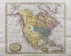 1806 Antique Map; North America by James Barlow