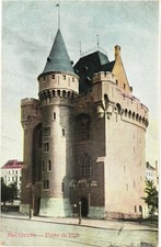 Halle Gate, Medieval Fortified City Gate In Brussels, Belgium Postcard