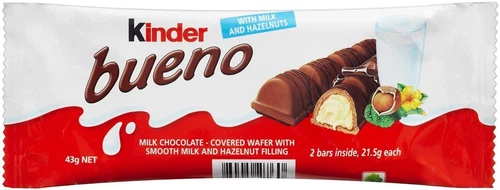 Kinder Bueno Milk Chocolate & Hazelnuts Chocolate Bars Multipack