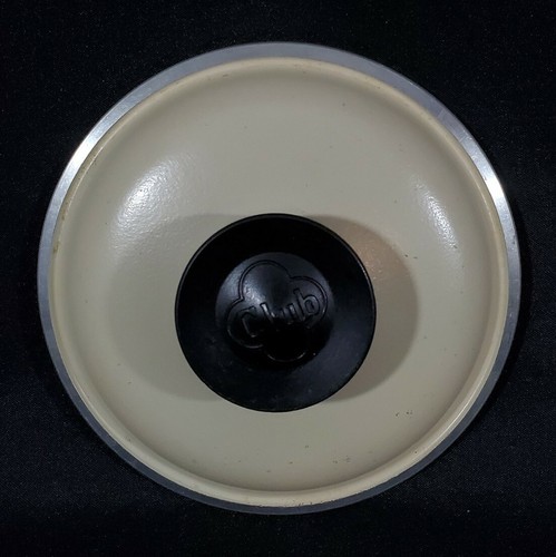 Vintage Club Cast Aluminum 6” Round Lid Harvest Gold Yellow Good Shape Pot Top - Picture 3 of 5