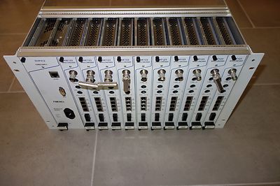 TELESTE INE123 M-PEG 2 Encoder with DVP412 Power Supply and Rack