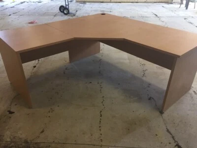 Corner Desk Beech Colour Desktops Gumtree Australia