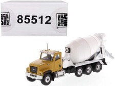 CAT Caterpillar CT681 Concrete Mixer Yellow and White "High Line" Series 1/87 H