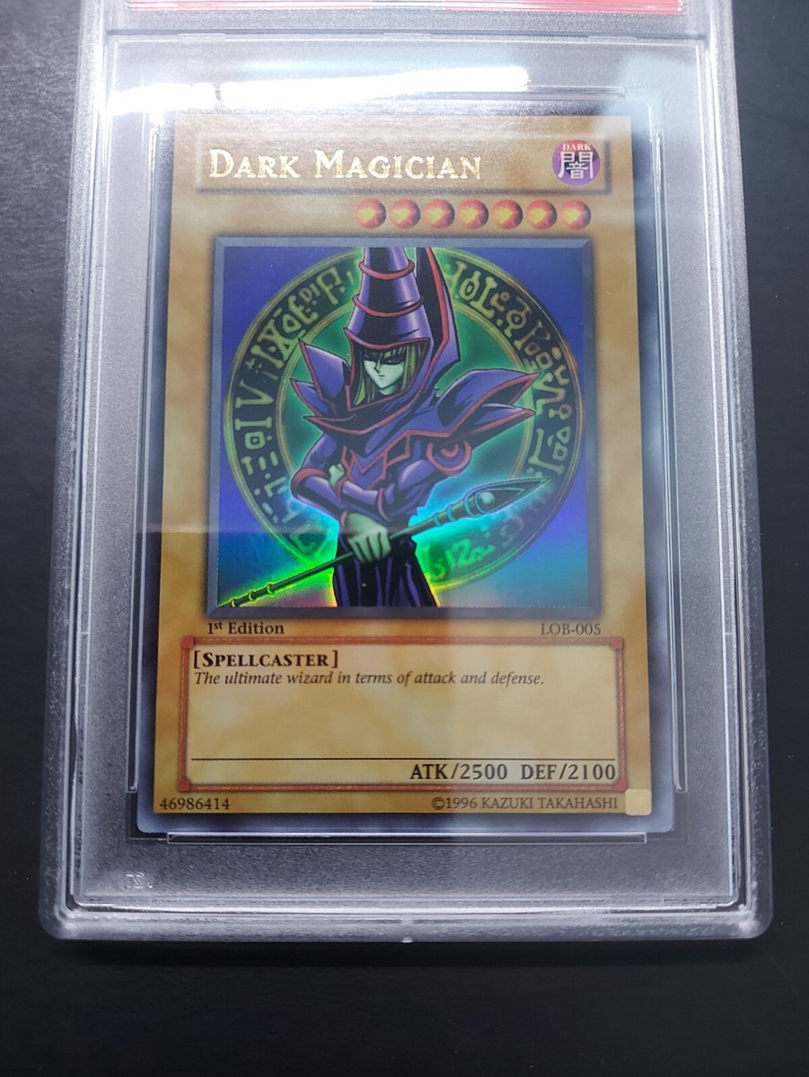 PSA 9 遊戯王 ブラックマジシャン アジア版 ウルトラ 1st LOB PSA 9】ブラック・マジシャン アジア版 1st LOB−005 lob