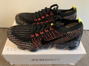 nike vapormax flyknit 3 black black blue fury