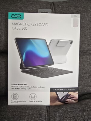 ESR Magnetic KeyBoard Case 360 Rebound Series For iPad Pro 12.9'' (Brand New)