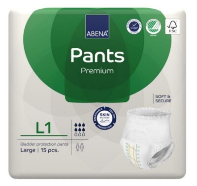 ABENA PANTS PREMIUM L1 6x15 ST 21325