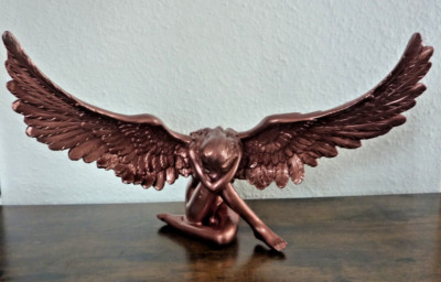 ENGEL Angels Sympathie Imposante Figur Skulptur Statue ca. 37cm ca. 800gr. TOP