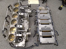 Throttle Body 1 W Reed Plate & Reed Valves 67H-13751-00-00 Yamaha Outboard 200Hp