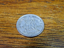 1940 UK Sixpence King George VI - 50% Silver