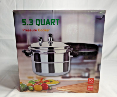 #ad 5.3Quart Pressure Cooker 10 PSI Induction Compatible Pressure Canner w Honeycomb $42.95