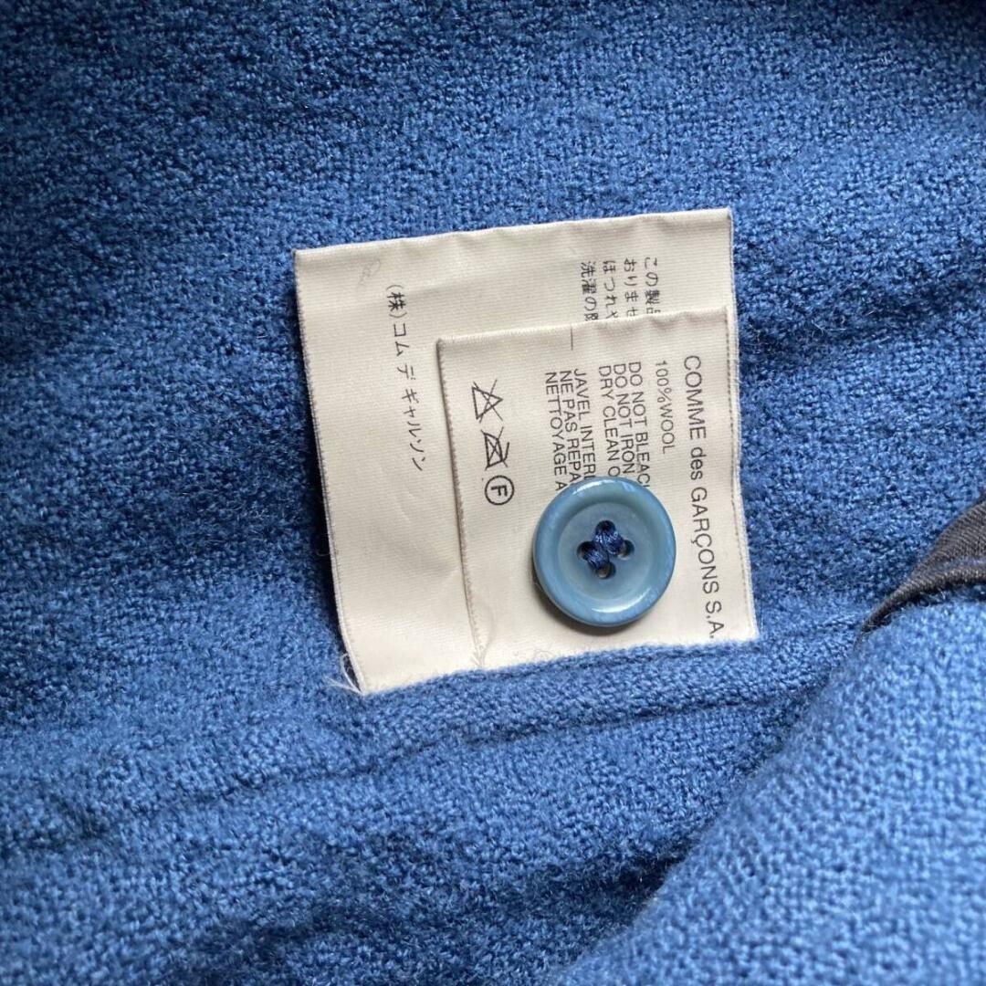 Comme des Garçons Wool Shirt Jacket 1990s Patchwork Short Coat S 
