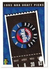 1993-94 Upper Deck #TC1 Redemptions Rookie Exchange Gold Trade Card Punched