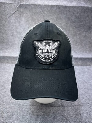 We The People Holsters Hat Cap Snap Back Adult Black Cotton Nylon Blend Trucker