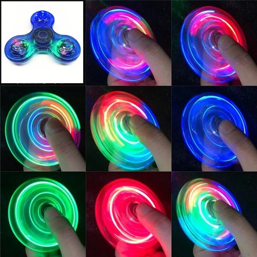 LED Glow Fidget Spinner | Luminous Hand Top | EDC Stress Relief UK - Picture 20 of 21