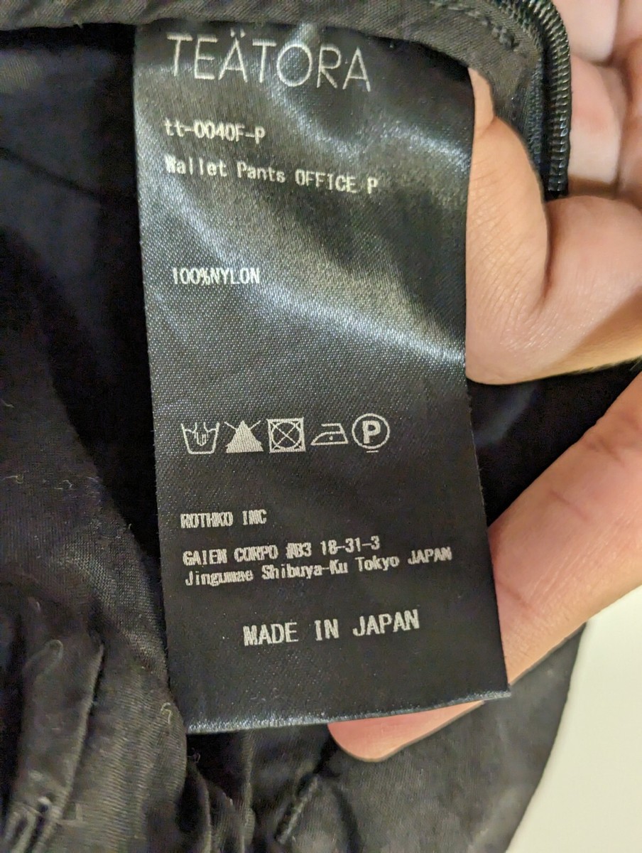 Teatora Wallet Pants Office Packable - Size 1 - Black | eBay Teatora Wallet Pants Office Packable - Size 1 - Black | eBay