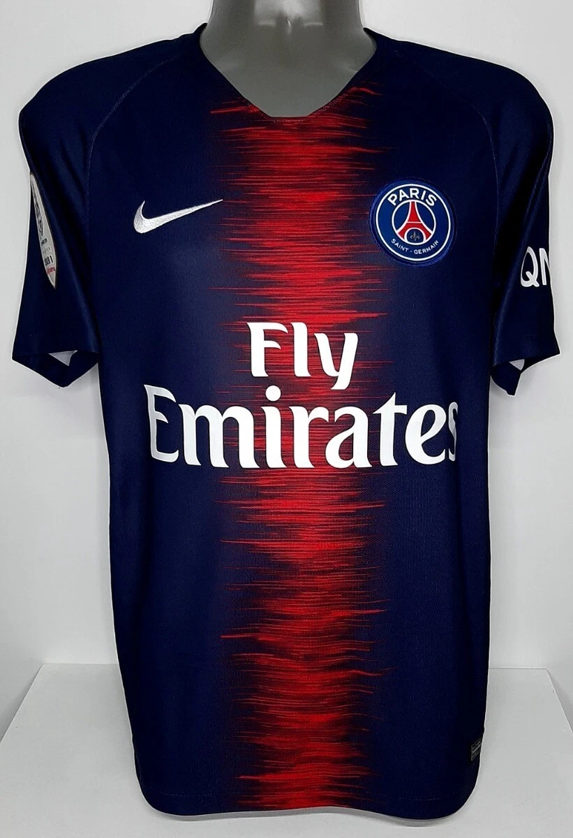 trampa As Integral NIKE PSG PARIS SAINT GERMAIN 2018 MBAPPE LEAGUE S ORIGINAL JERSEY SHIRT |  eBay