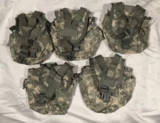 5 Pack MOLLE II 1 QT Canteen Cover / General Purpose Pouch ACU VGC