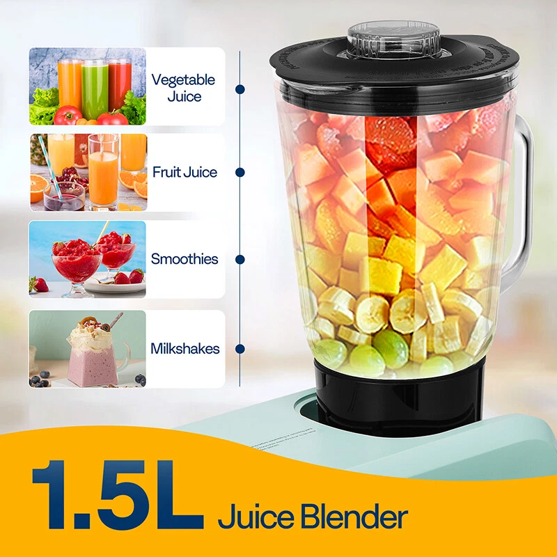 Stand Mixer 6 in 1 8.5Qt 10-Speed Meat Grinder Juice Blender Pasta Maker Slicer - Image 4 of 4