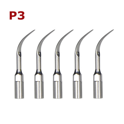 5Pcs P3 Dental Ultrasonic Scalers Perio Tips Fit for Woodpecker EMS Handpiece