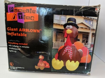 Vintage Inflatable Turkey 6FT Kmart 
