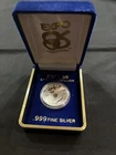 1986 World Expositions Vancouver, Canada .999 Fine Silver Round w/Box