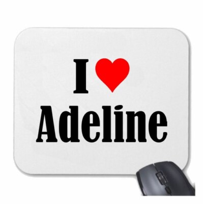 MOUSEPAD Mauspad I Love Adeline Ich Liebe Adeline