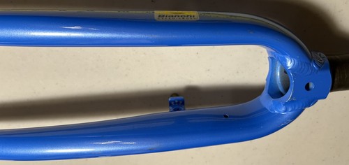 BIANCHI Touring CX Road Bike Fork 700c 1-1/8” x 190mm Threadless BLUE - Picture 8 of 19