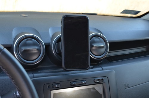 Support de Téléphone Magnétique pour Dacia Duster 2 2017+, Aérations Rondes 360° - Photo 5/9