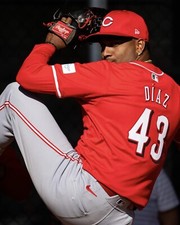 ALEXIS DIAZ 8x10 PHOTO #10 CINCINNATI REDS