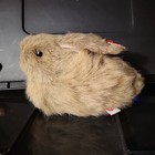 Ty 1993 Classic Nibbles 8" Brown Rabbit W/Pink Ears Plush/Stuffed Animal W/Tags